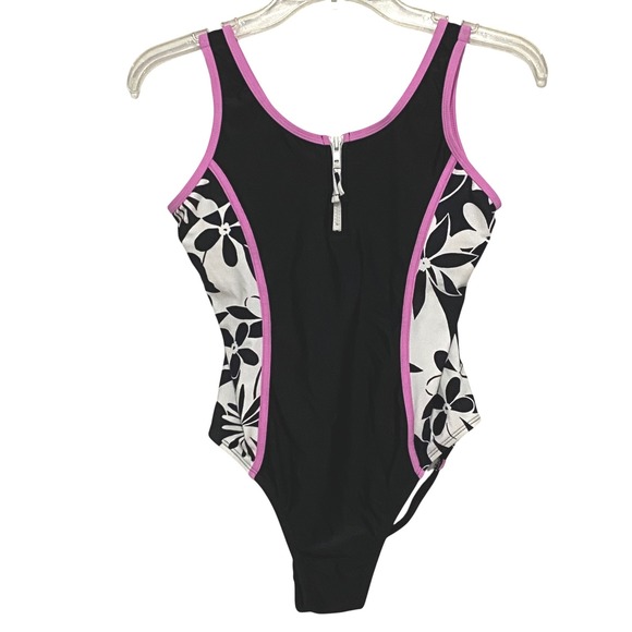 Raisins Other - Raisins Point Dume Tank One Piece Swimsuit Girls 16 Black‎ Cruise Vacation Beach